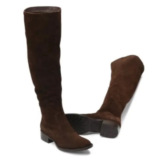BORN | Cricket Suede Boots In Castagno Brown Suede NEW - Picture 1 of 10